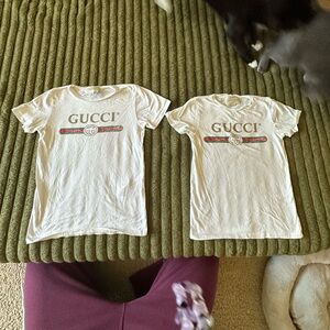 Gucci logo T shirts for boys size 8 and 10